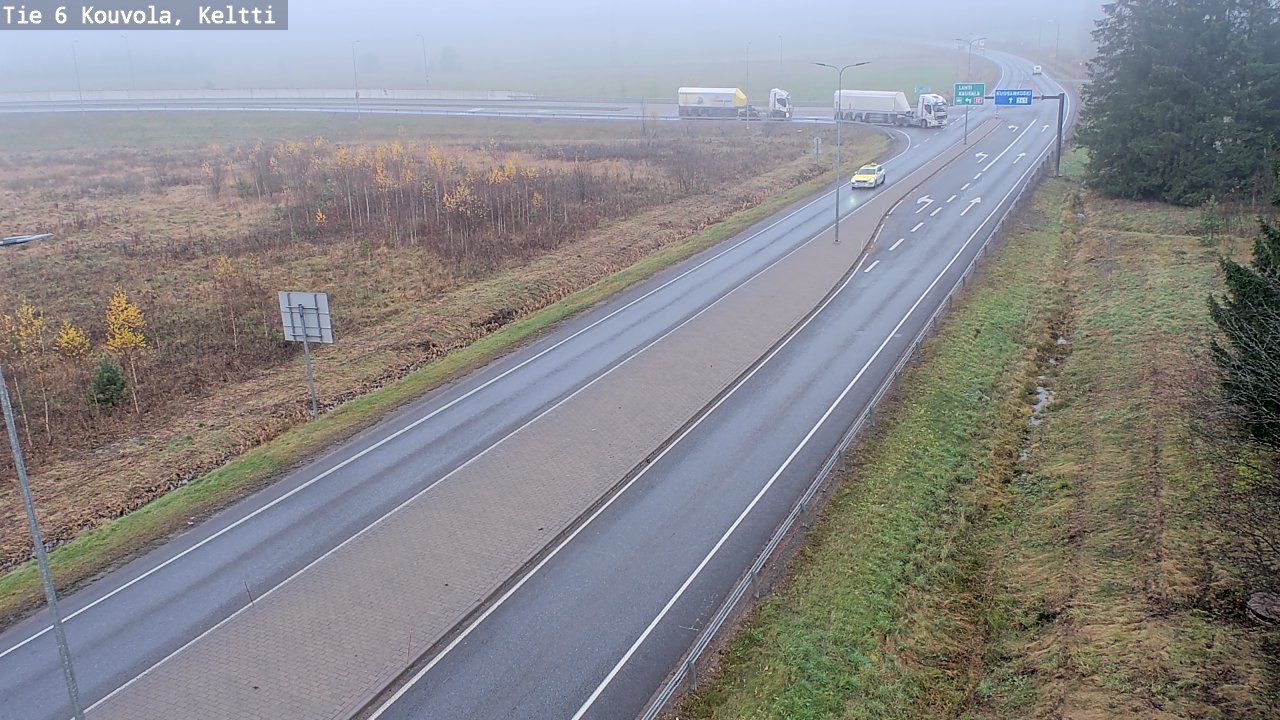 Kelikamerat Kuva Tie 6 Kouvola, Keltti, Kouvola, Kymenlaakso