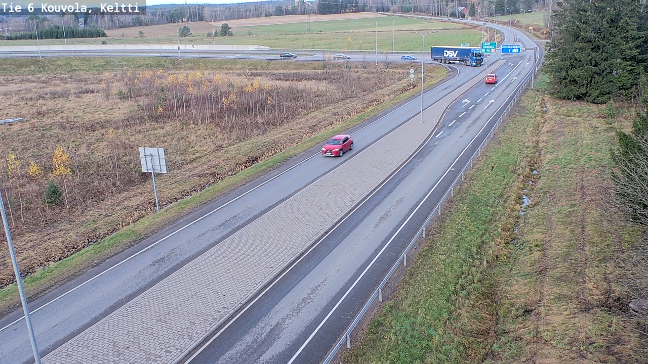 Kelikamerat Kuva Tie 6 Kouvola, Keltti, Kouvola, Kymenlaakso