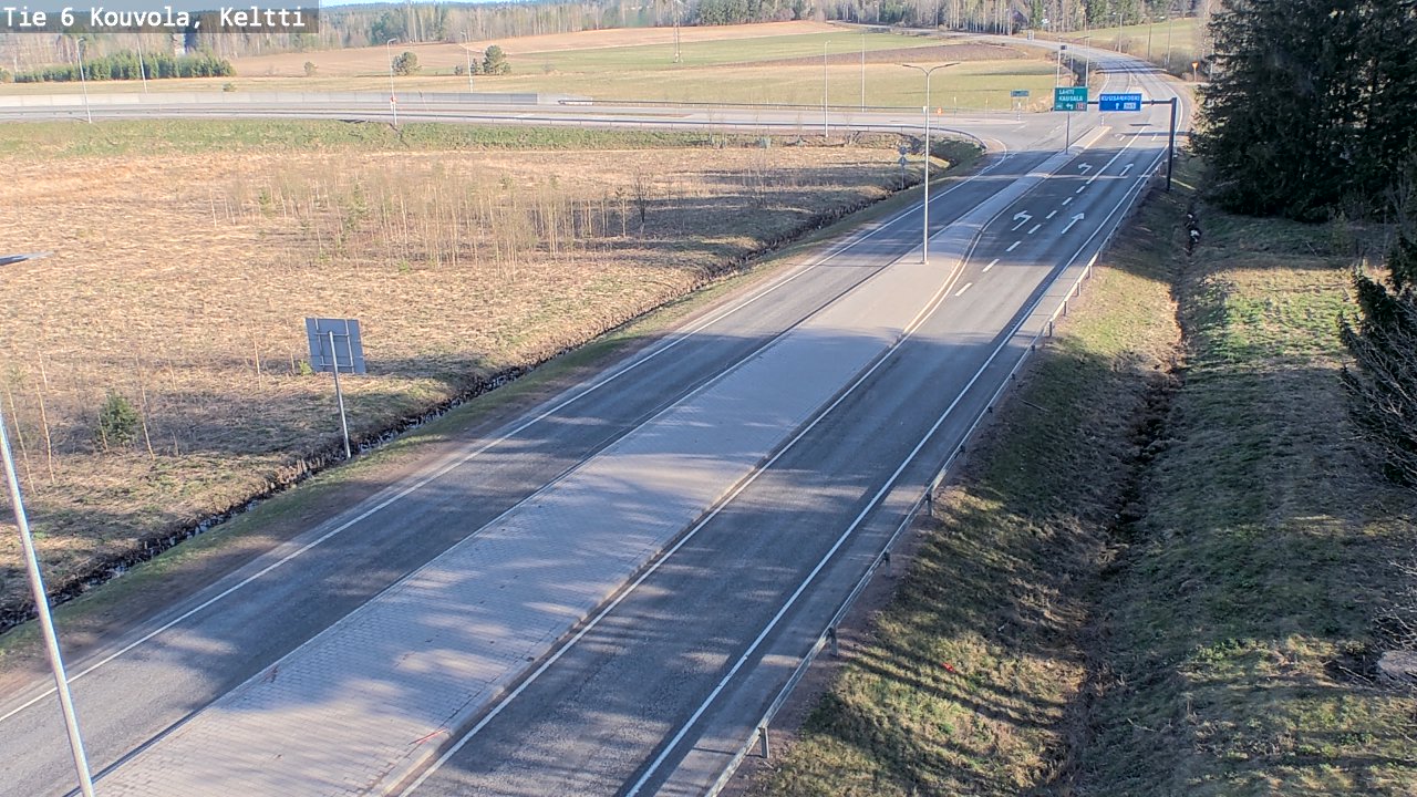 Kelikamerat Kuva Tie 6 Kouvola, Keltti, Kouvola, Kymenlaakso