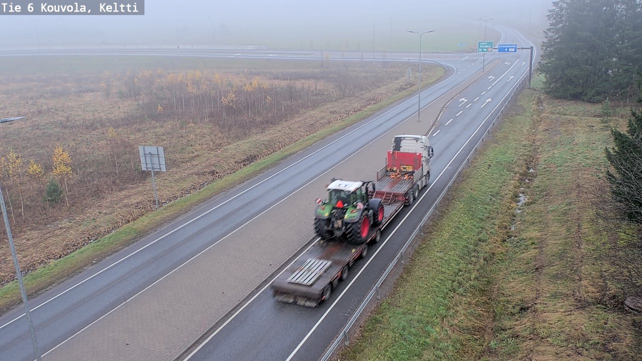 Kelikamerat Kuva Tie 6 Kouvola, Keltti, Kouvola, Kymenlaakso