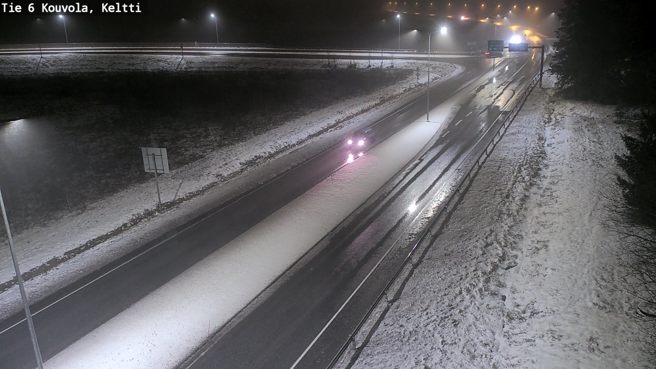 Weather Camera Image Väg 6 Kouvola,  Keltti, Kouvola, Kymenlaakso