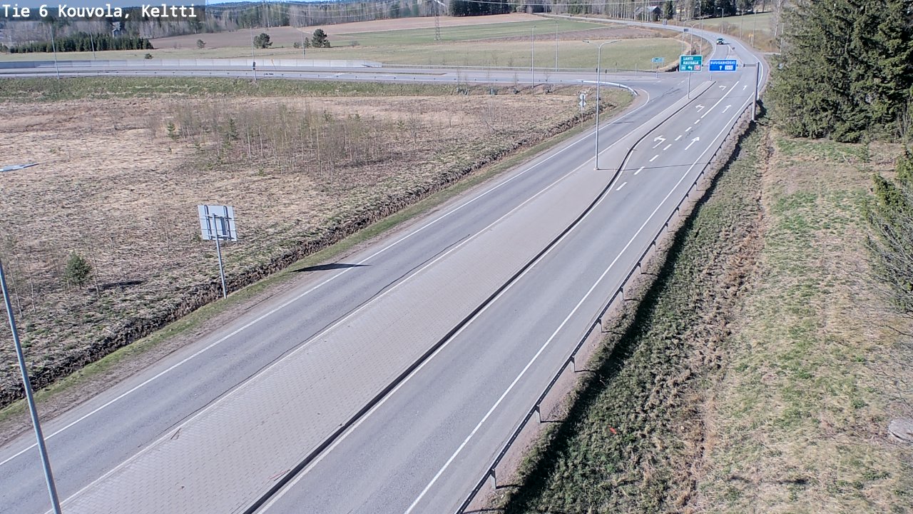 Kelikamerat Kuva Tie 6 Kouvola, Keltti, Kouvola, Kymenlaakso
