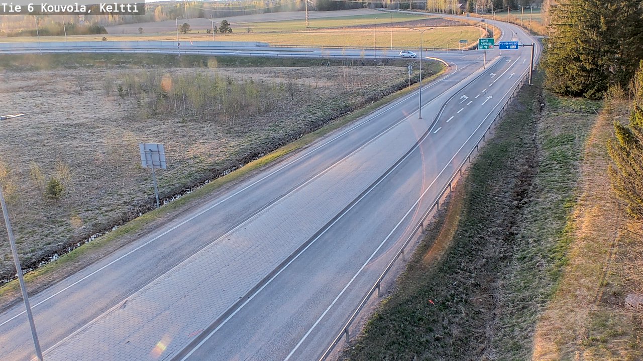 Kelikamerat Kuva Tie 6 Kouvola, Keltti, Kouvola, Kymenlaakso