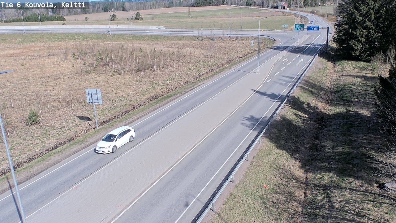 Kelikamerat Kuva Tie 6 Kouvola, Keltti, Kouvola, Kymenlaakso