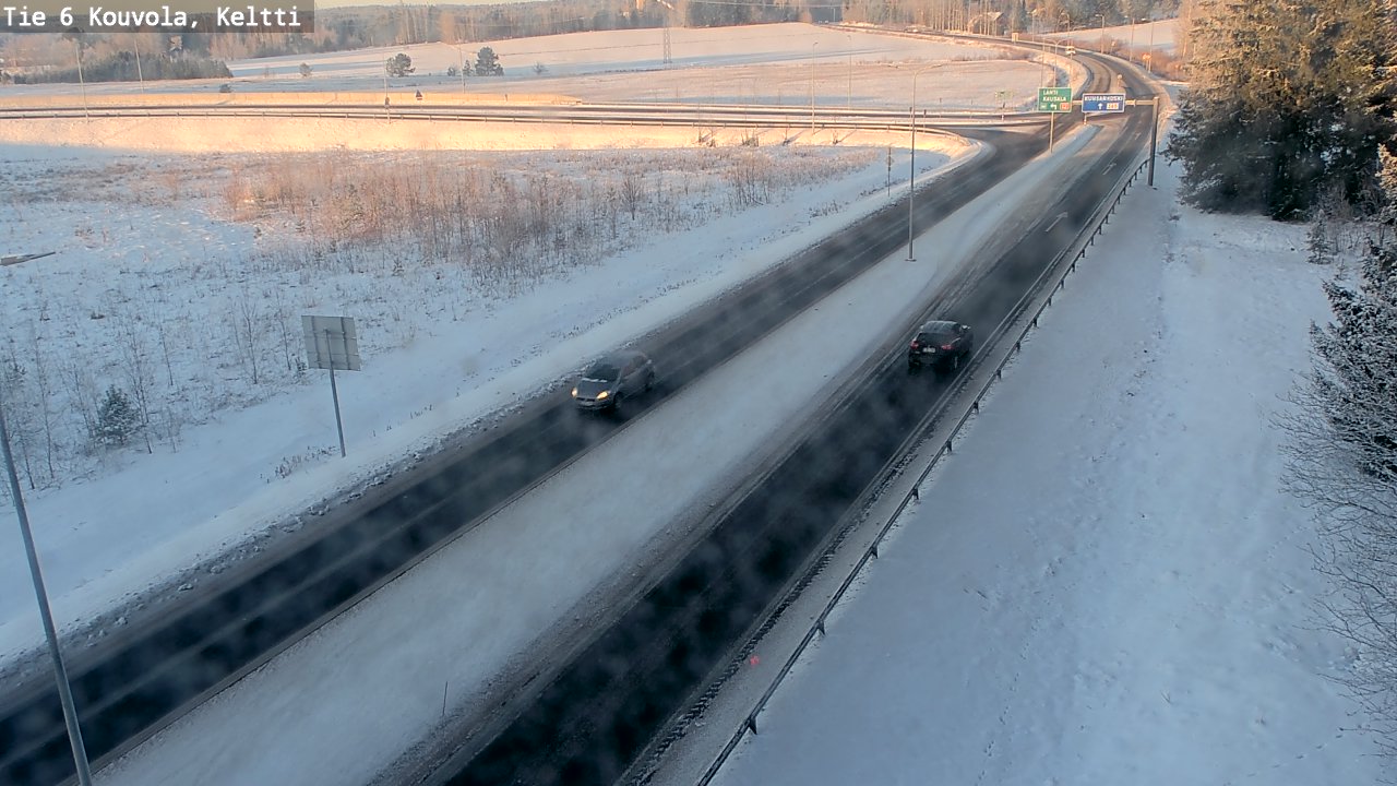 Weather Camera Image Road 6 Kouvola, Keltti, Kouvola, Kymenlaakso