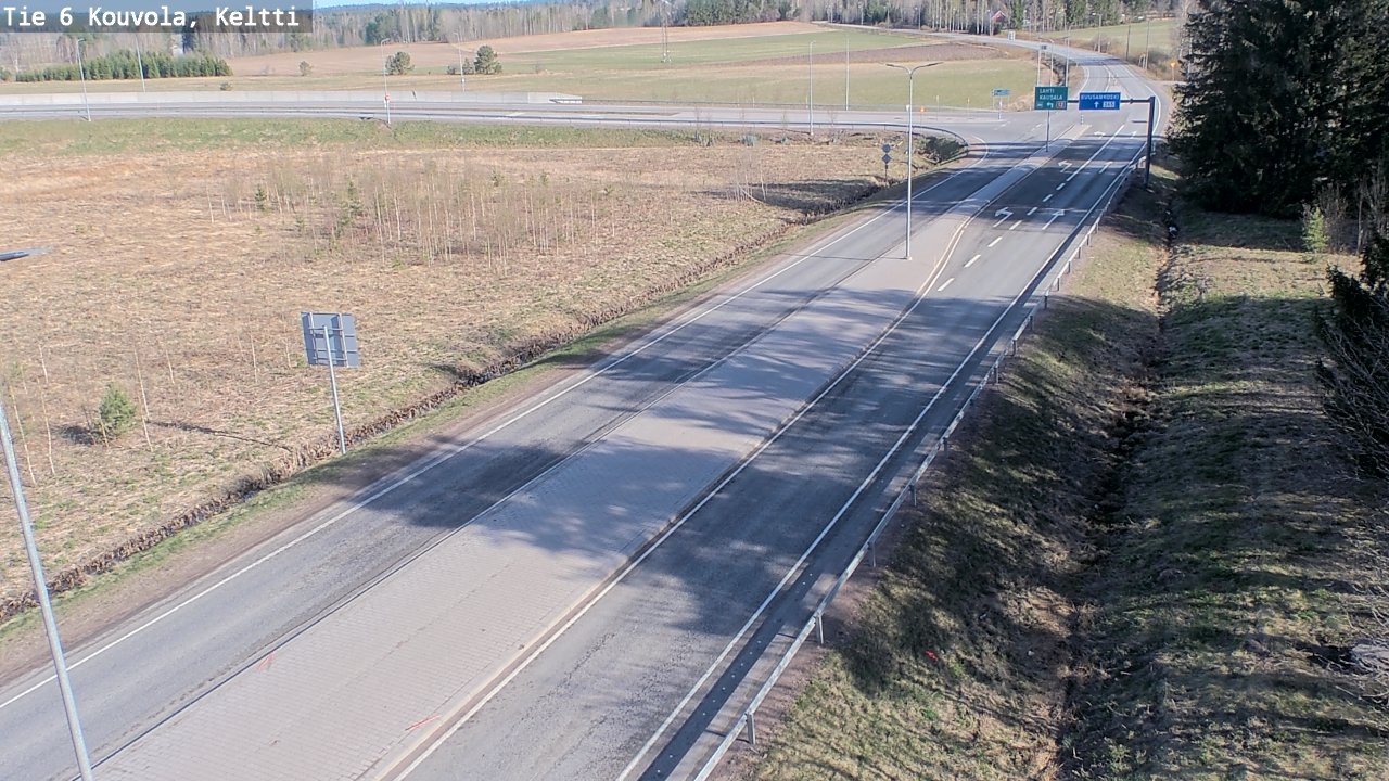 Kelikamerat Kuva Tie 6 Kouvola, Keltti, Kouvola, Kymenlaakso
