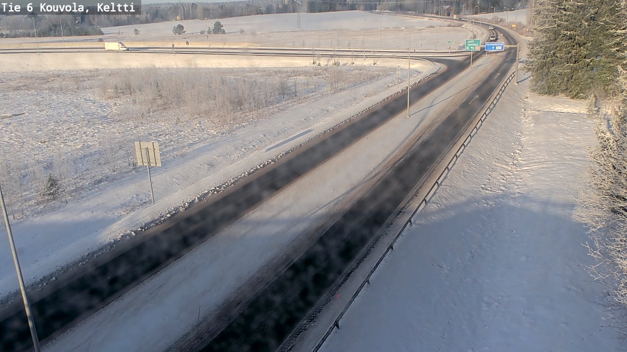 Kelikamerat Kuva Tie 6 Kouvola, Keltti, Kouvola, Kymenlaakso