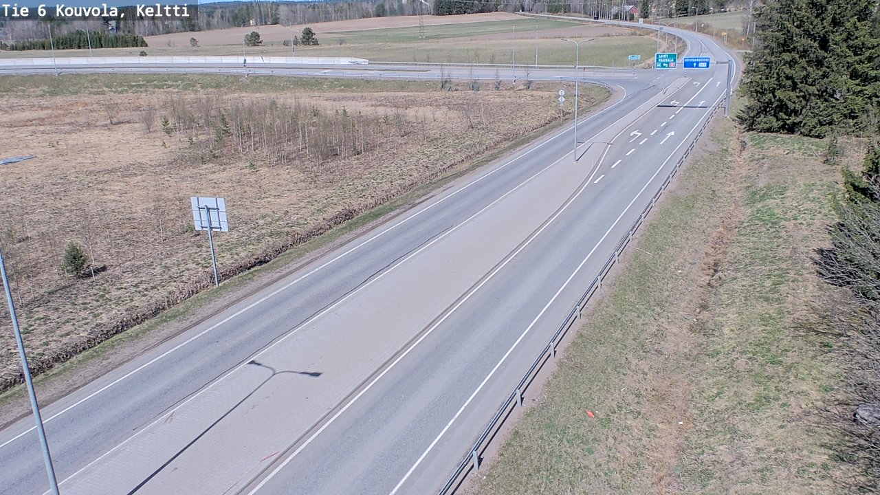 Kelikamerat Kuva Tie 6 Kouvola, Keltti, Kouvola, Kymenlaakso