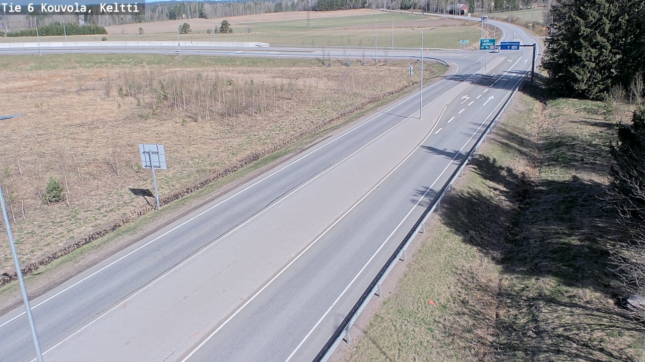 Kelikamerat Kuva Tie 6 Kouvola, Keltti, Kouvola, Kymenlaakso