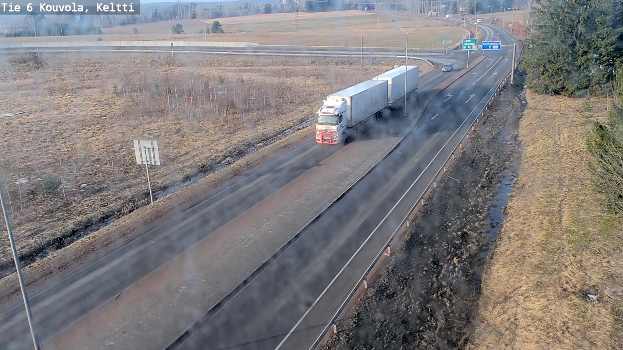 Weather Camera Image Road 6 Kouvola, Keltti, Kouvola, Kymenlaakso