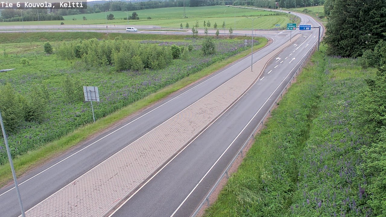 Kelikamerat Kuva Tie 6 Kouvola, Keltti, Kouvola, Kymenlaakso