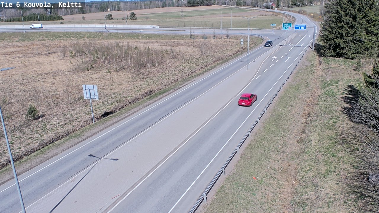 Kelikamerat Kuva Tie 6 Kouvola, Keltti, Kouvola, Kymenlaakso
