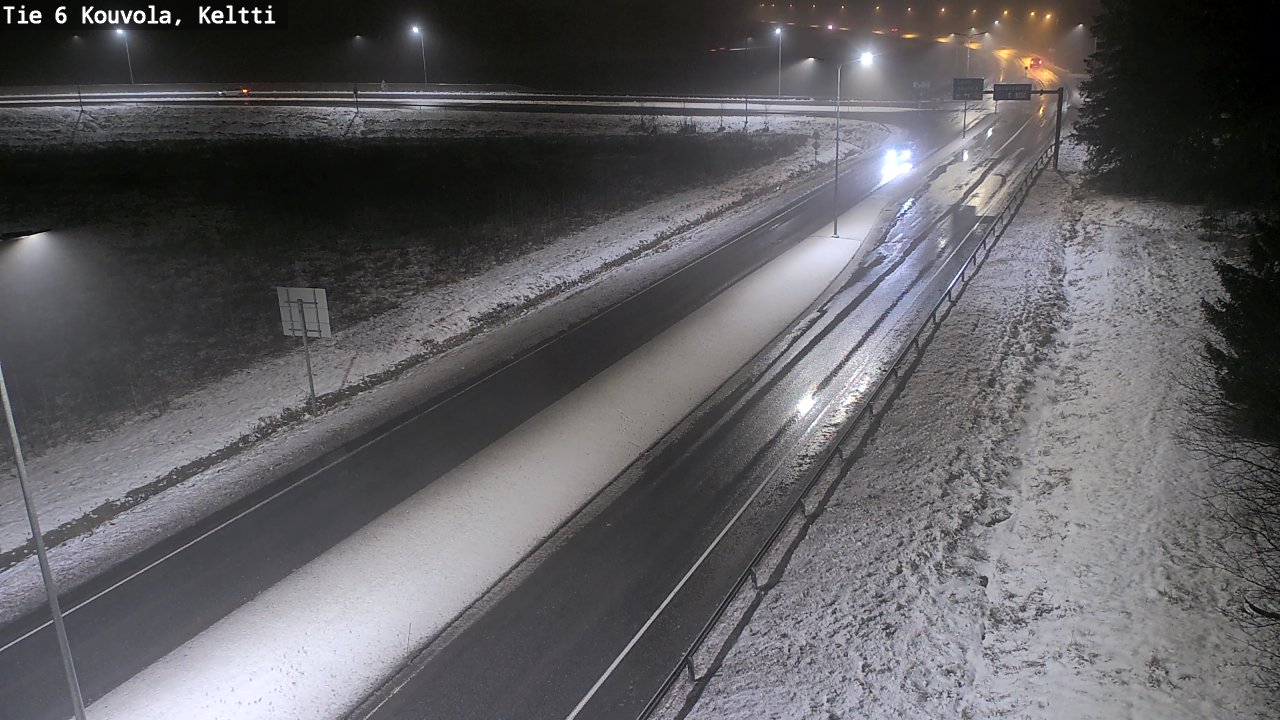 Weather Camera Image Väg 6 Kouvola,  Keltti, Kouvola, Kymenlaakso