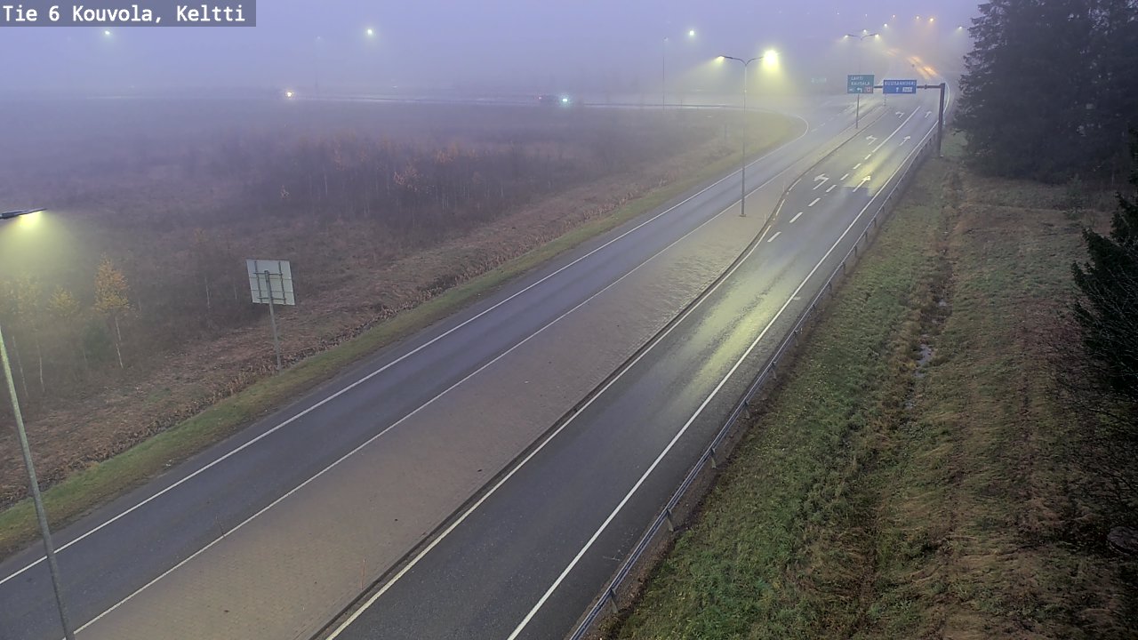 Kelikamerat Kuva Tie 6 Kouvola, Keltti, Kouvola, Kymenlaakso