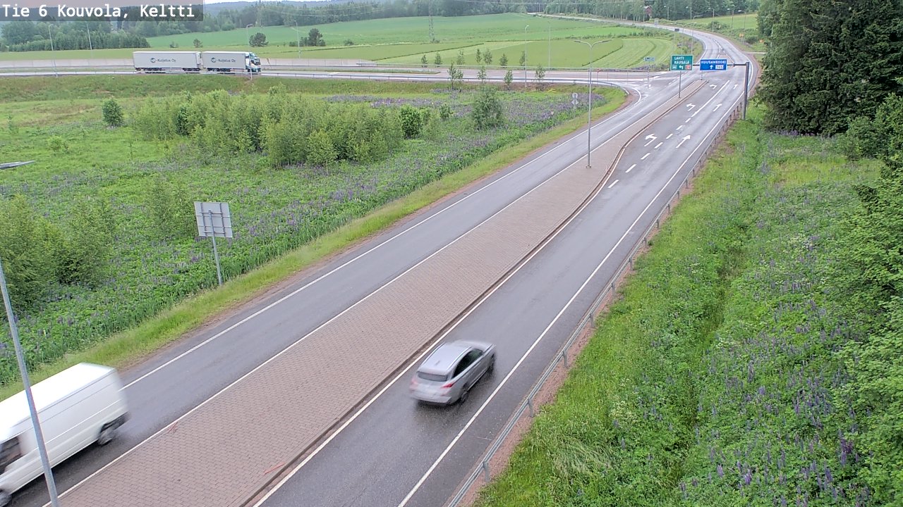Kelikamerat Kuva Tie 6 Kouvola, Keltti, Kouvola, Kymenlaakso