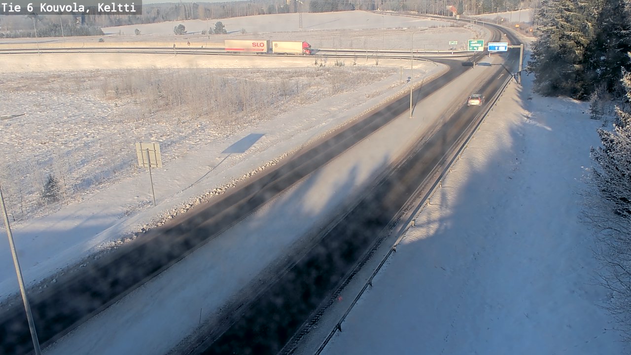 Weather Camera Image Road 6 Kouvola, Keltti, Kouvola, Kymenlaakso