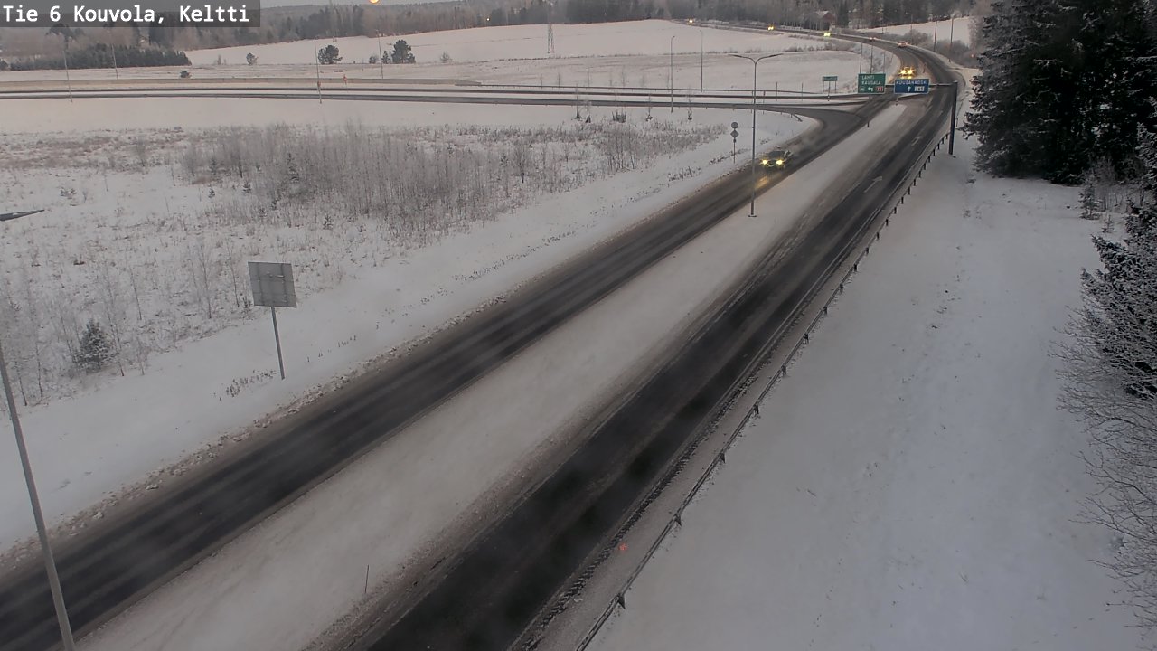 Kelikamerat Kuva Tie 6 Kouvola, Keltti, Kouvola, Kymenlaakso