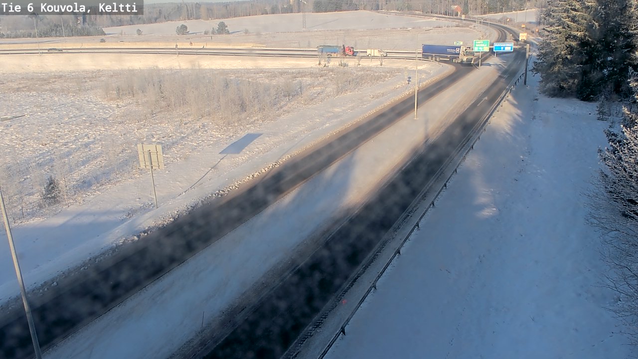 Kelikamerat Kuva Tie 6 Kouvola, Keltti, Kouvola, Kymenlaakso