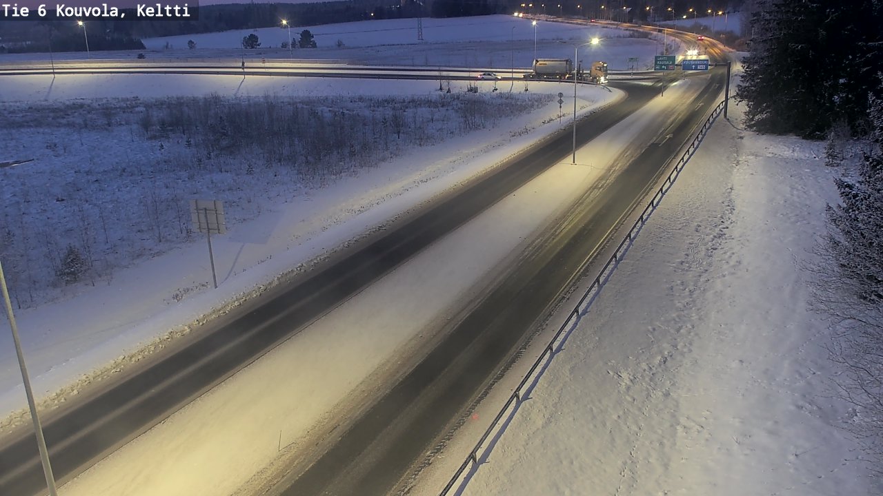 Weather Camera Image Road 6 Kouvola, Keltti, Kouvola, Kymenlaakso
