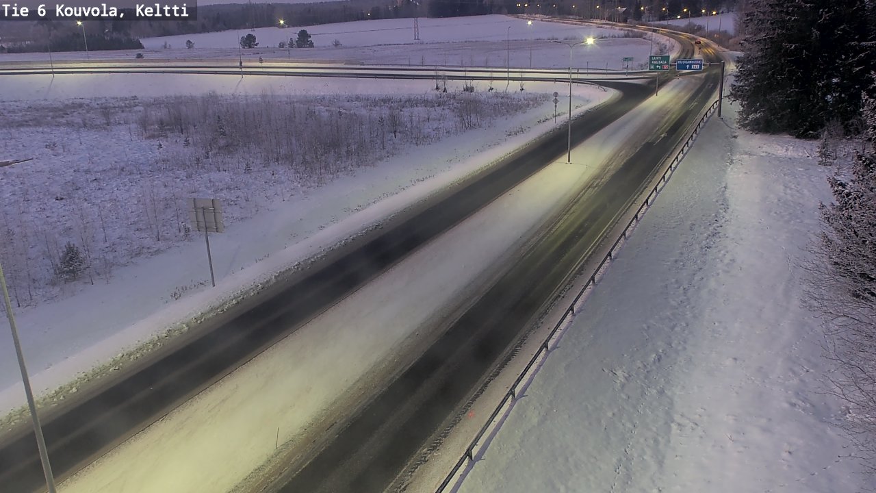 Kelikamerat Kuva Tie 6 Kouvola, Keltti, Kouvola, Kymenlaakso