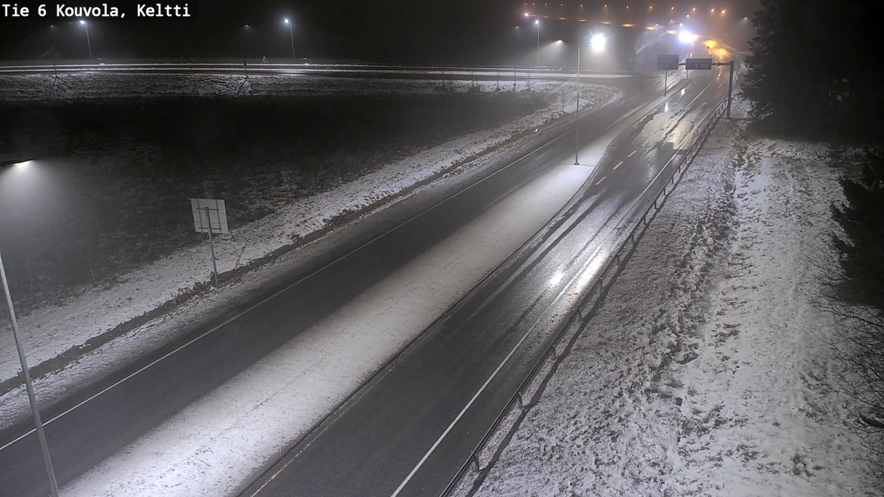 Weather Camera Image Väg 6 Kouvola,  Keltti, Kouvola, Kymenlaakso