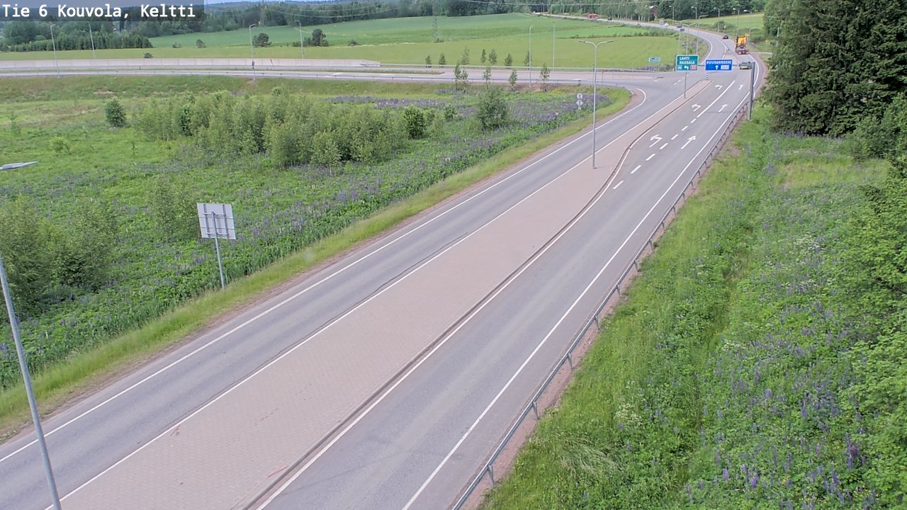 Kelikamerat Kuva Tie 6 Kouvola, Keltti, Kouvola, Kymenlaakso
