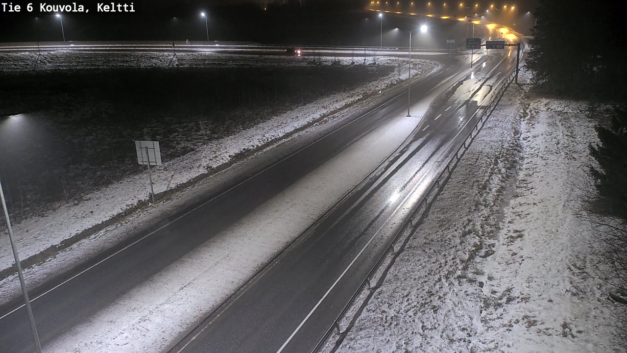 Weather Camera Image Väg 6 Kouvola,  Keltti, Kouvola, Kymenlaakso