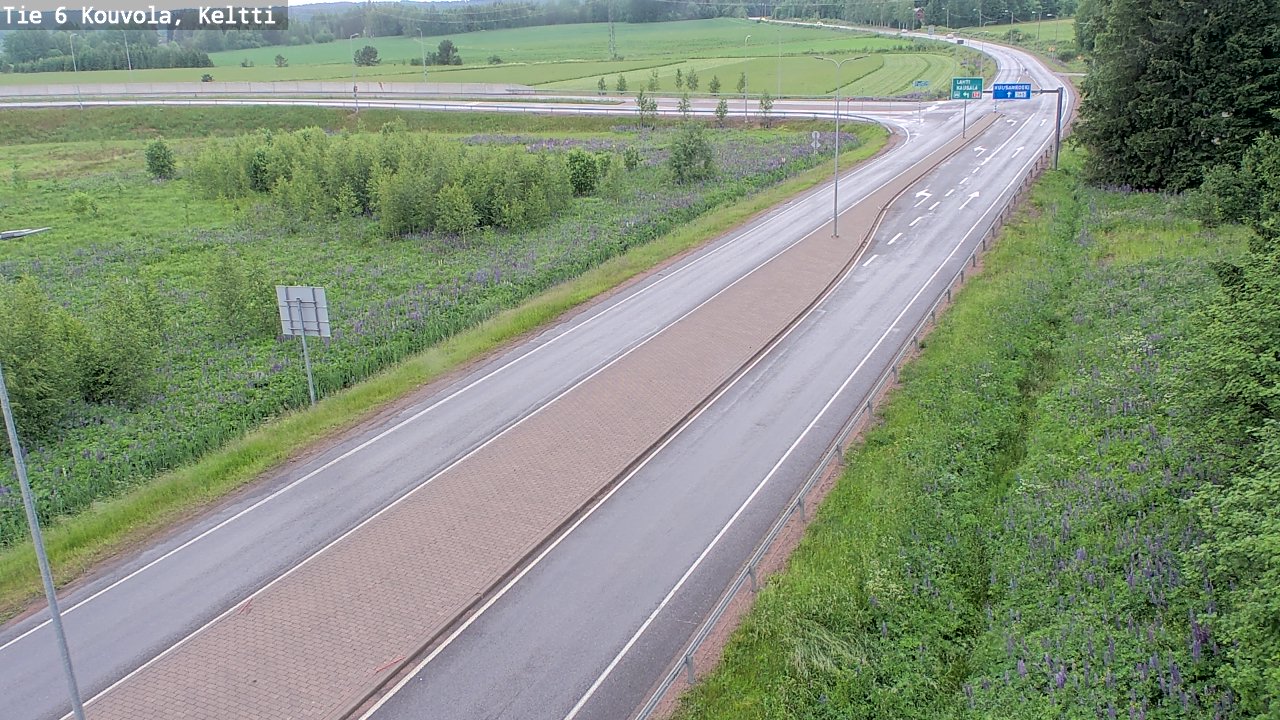 Kelikamerat Kuva Tie 6 Kouvola, Keltti, Kouvola, Kymenlaakso
