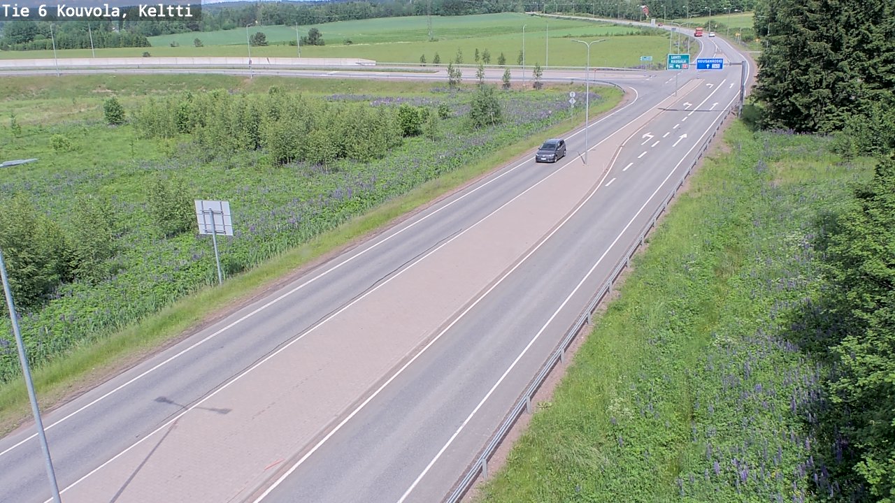 Kelikamerat Kuva Tie 6 Kouvola, Keltti, Kouvola, Kymenlaakso
