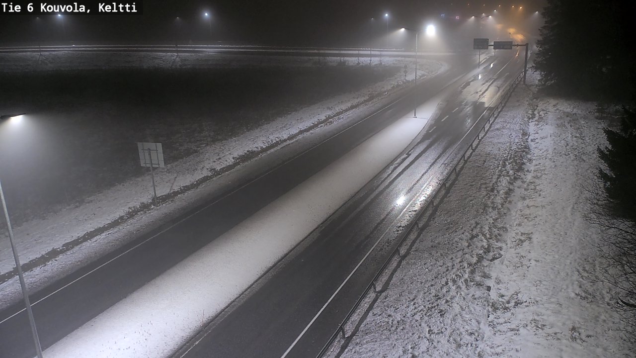 Weather Camera Image Väg 6 Kouvola,  Keltti, Kouvola, Kymenlaakso