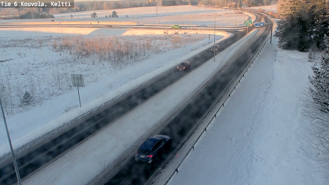 Weather Camera Image Road 6 Kouvola, Keltti, Kouvola, Kymenlaakso