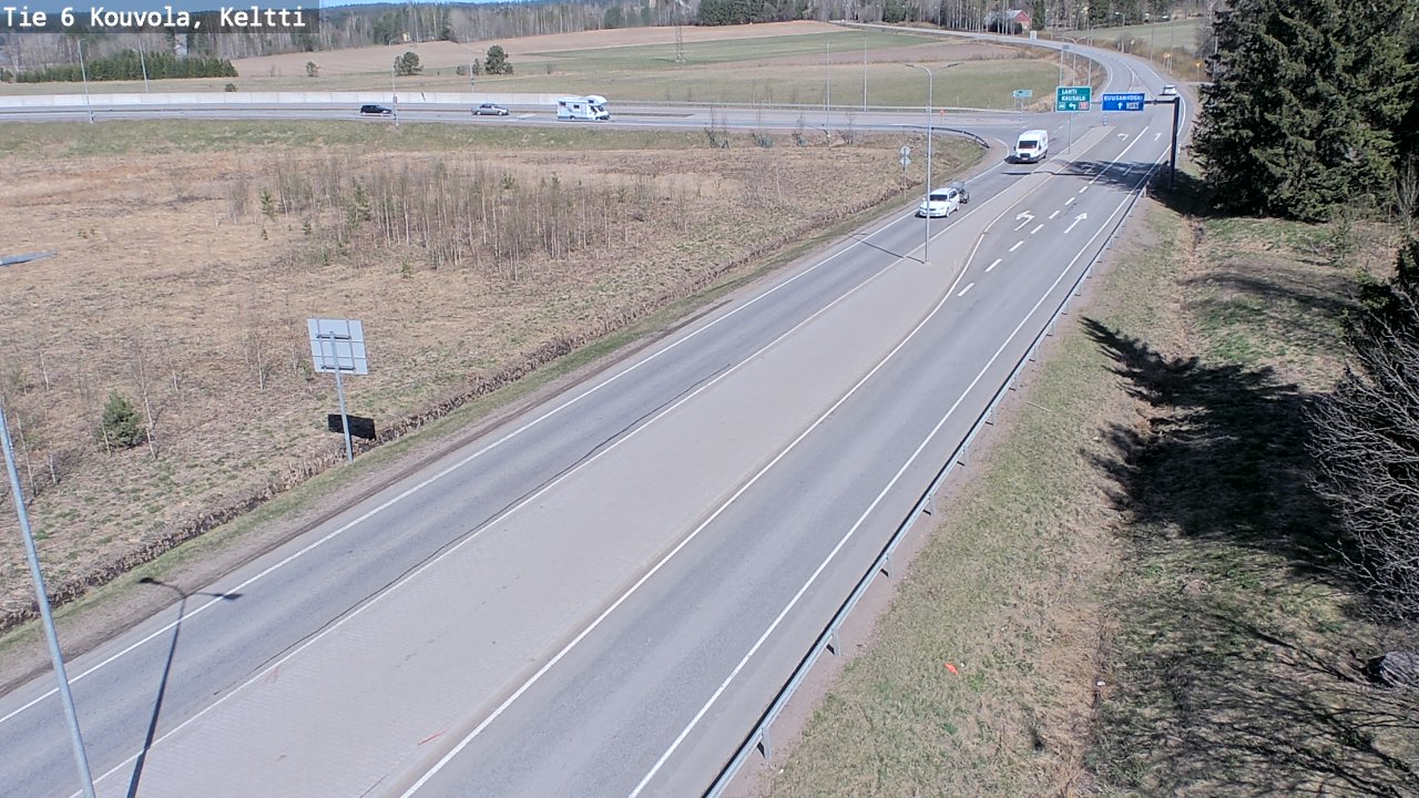 Kelikamerat Kuva Tie 6 Kouvola, Keltti, Kouvola, Kymenlaakso
