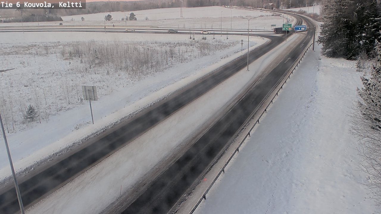 Kelikamerat Kuva Tie 6 Kouvola, Keltti, Kouvola, Kymenlaakso