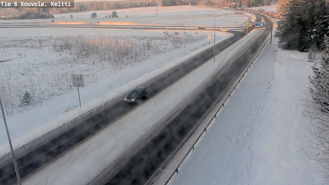 Kelikamerat Kuva Tie 6 Kouvola, Keltti, Kouvola, Kymenlaakso