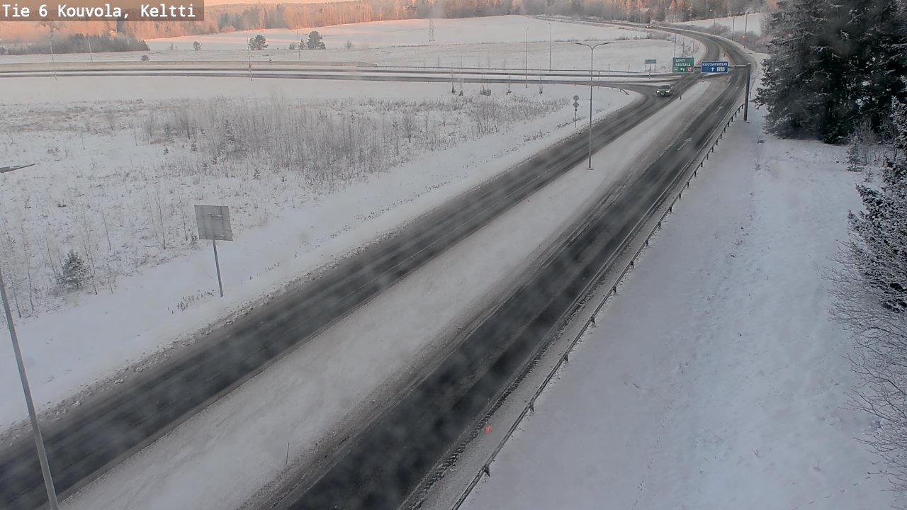 Kelikamerat Kuva Tie 6 Kouvola, Keltti, Kouvola, Kymenlaakso