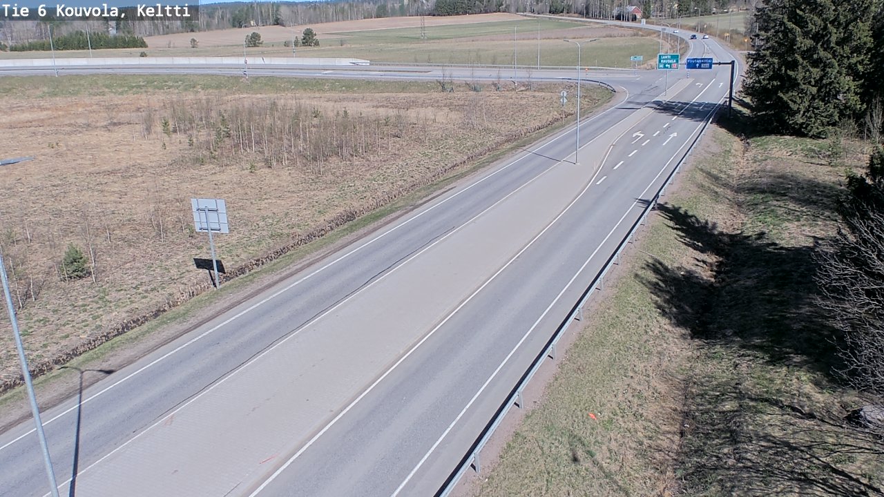 Kelikamerat Kuva Tie 6 Kouvola, Keltti, Kouvola, Kymenlaakso