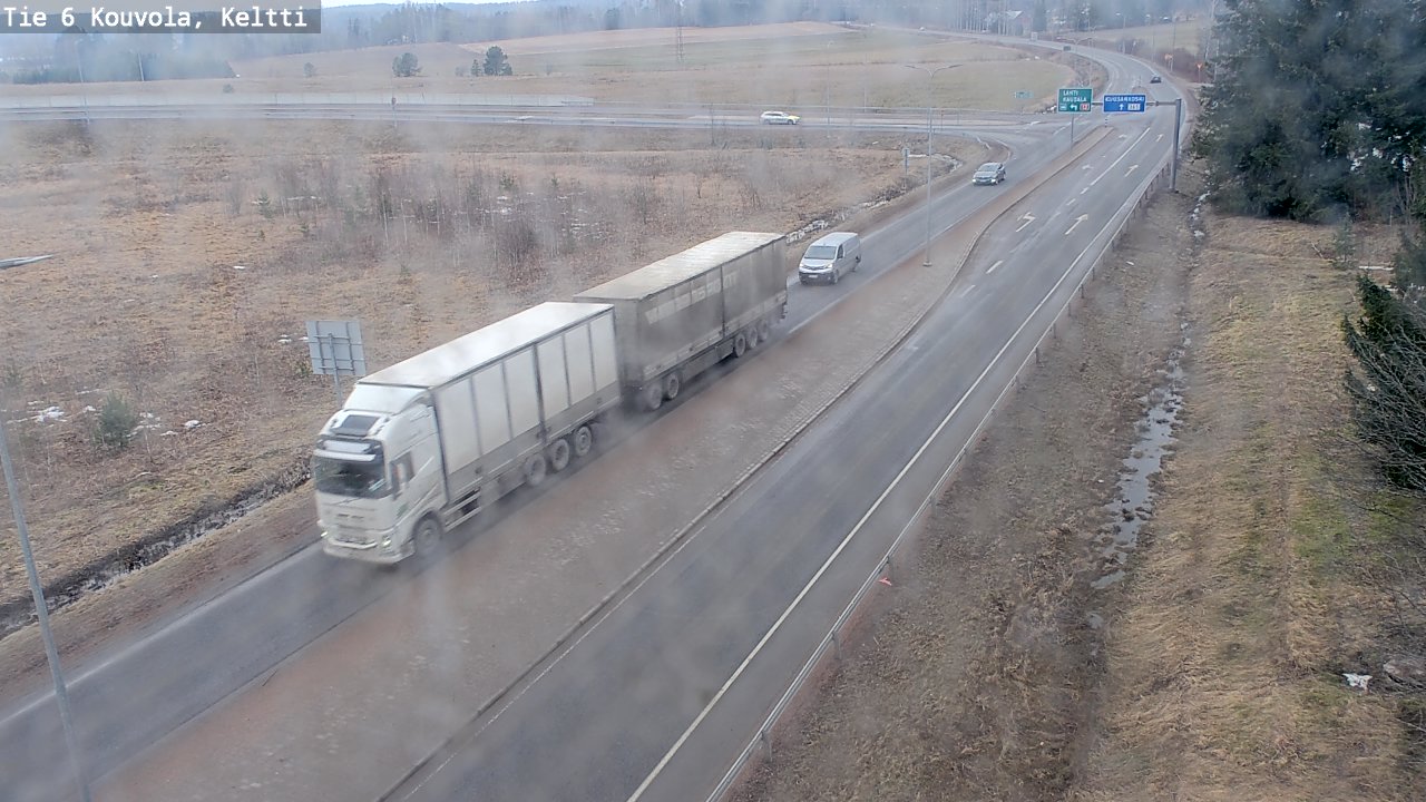 Weather Camera Image Road 6 Kouvola, Keltti, Kouvola, Kymenlaakso