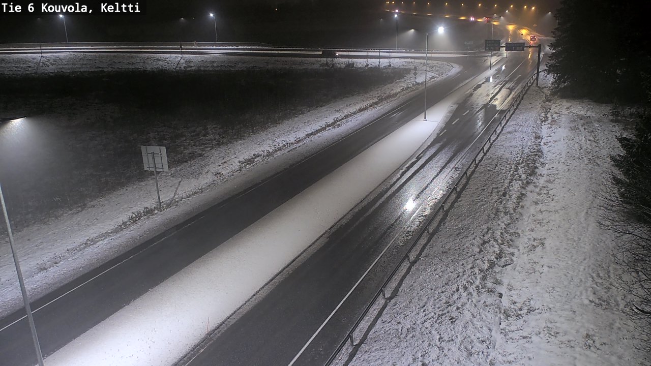 Weather Camera Image Väg 6 Kouvola,  Keltti, Kouvola, Kymenlaakso