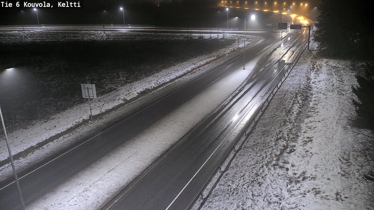 Weather Camera Image Väg 6 Kouvola,  Keltti, Kouvola, Kymenlaakso