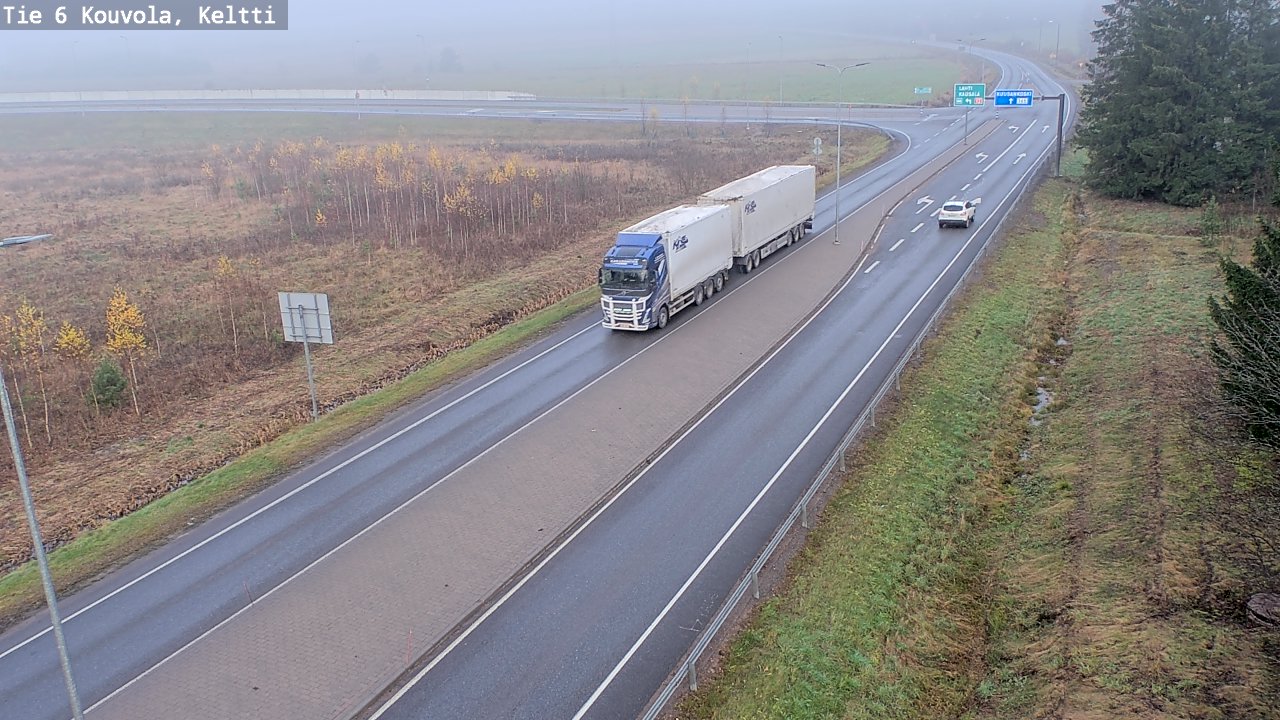 Kelikamerat Kuva Tie 6 Kouvola, Keltti, Kouvola, Kymenlaakso