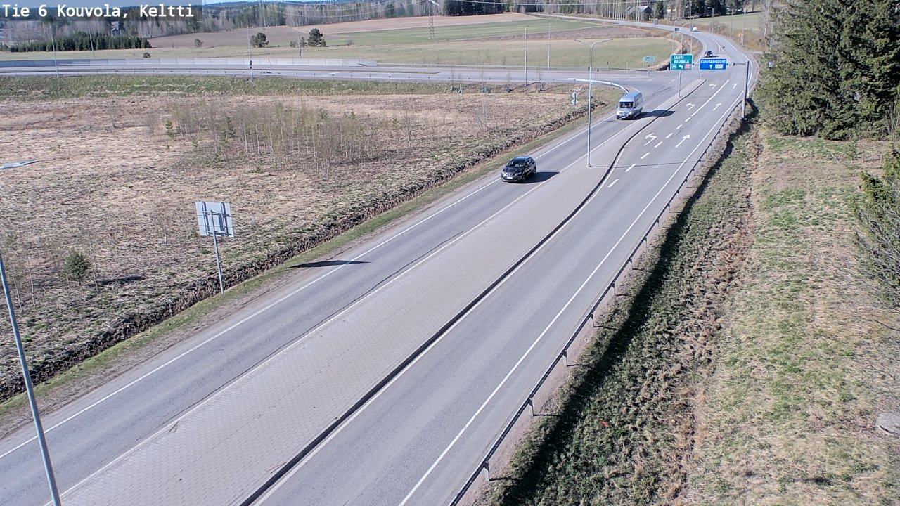 Kelikamerat Kuva Tie 6 Kouvola, Keltti, Kouvola, Kymenlaakso