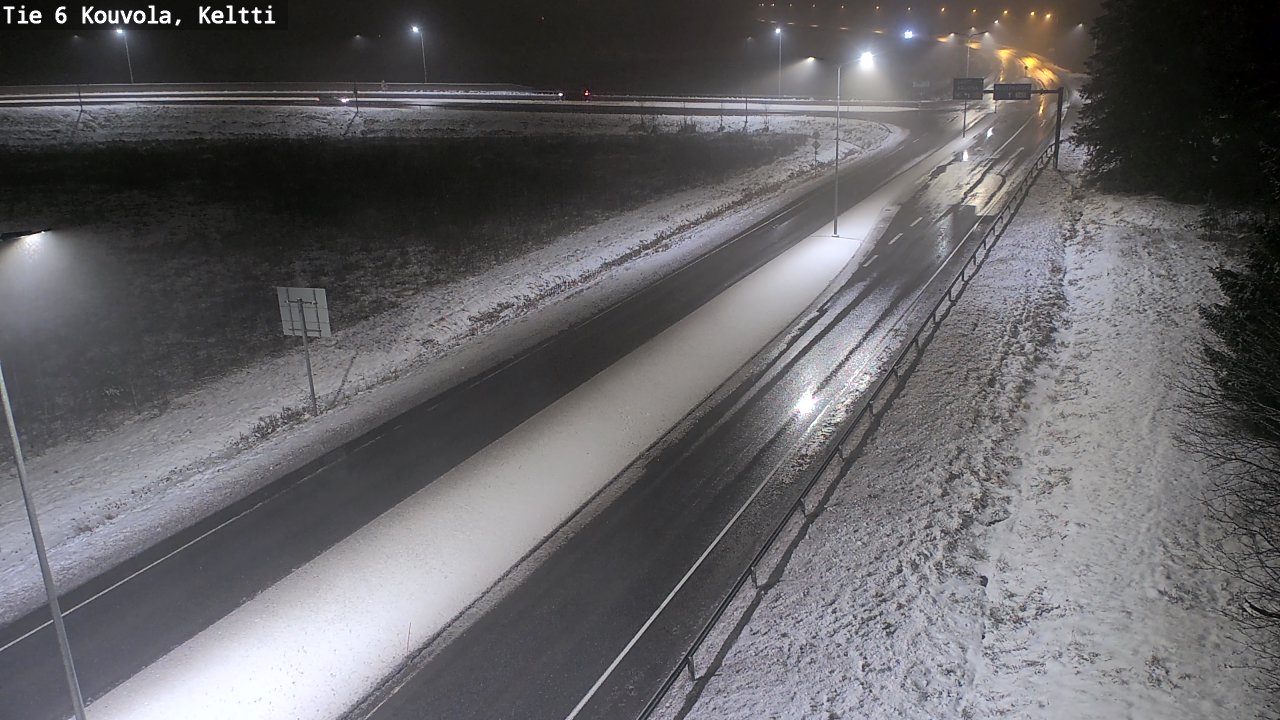 Weather Camera Image Väg 6 Kouvola,  Keltti, Kouvola, Kymenlaakso