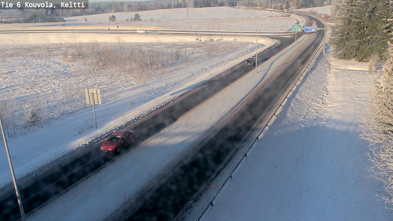 Weather Camera Image Road 6 Kouvola, Keltti, Kouvola, Kymenlaakso