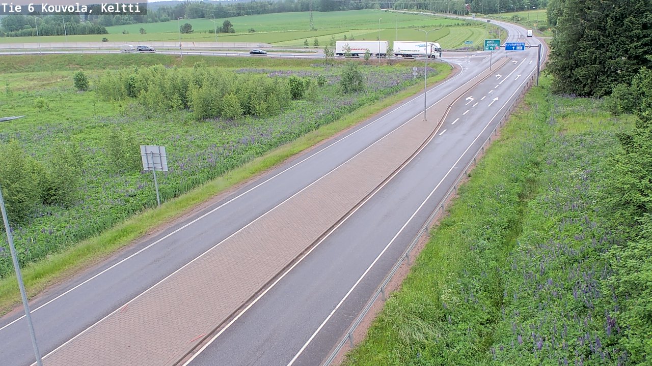 Kelikamerat Kuva Tie 6 Kouvola, Keltti, Kouvola, Kymenlaakso