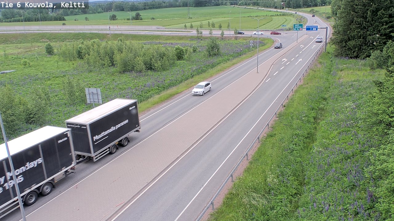 Kelikamerat Kuva Tie 6 Kouvola, Keltti, Kouvola, Kymenlaakso