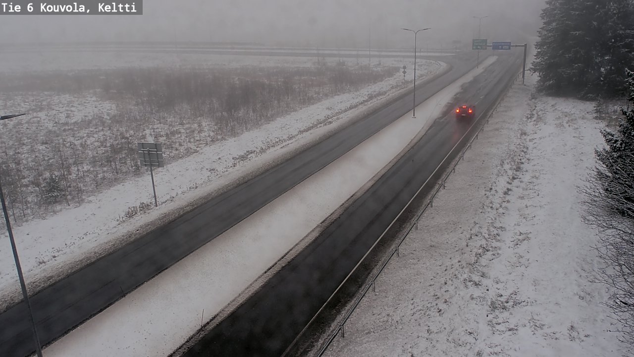 Weather Camera Image Väg 6 Kouvola,  Keltti, Kouvola, Kymenlaakso
