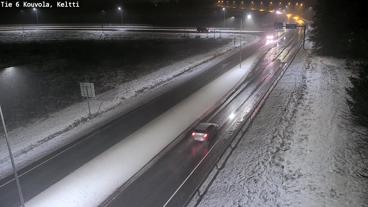 Weather Camera Image Väg 6 Kouvola,  Keltti, Kouvola, Kymenlaakso