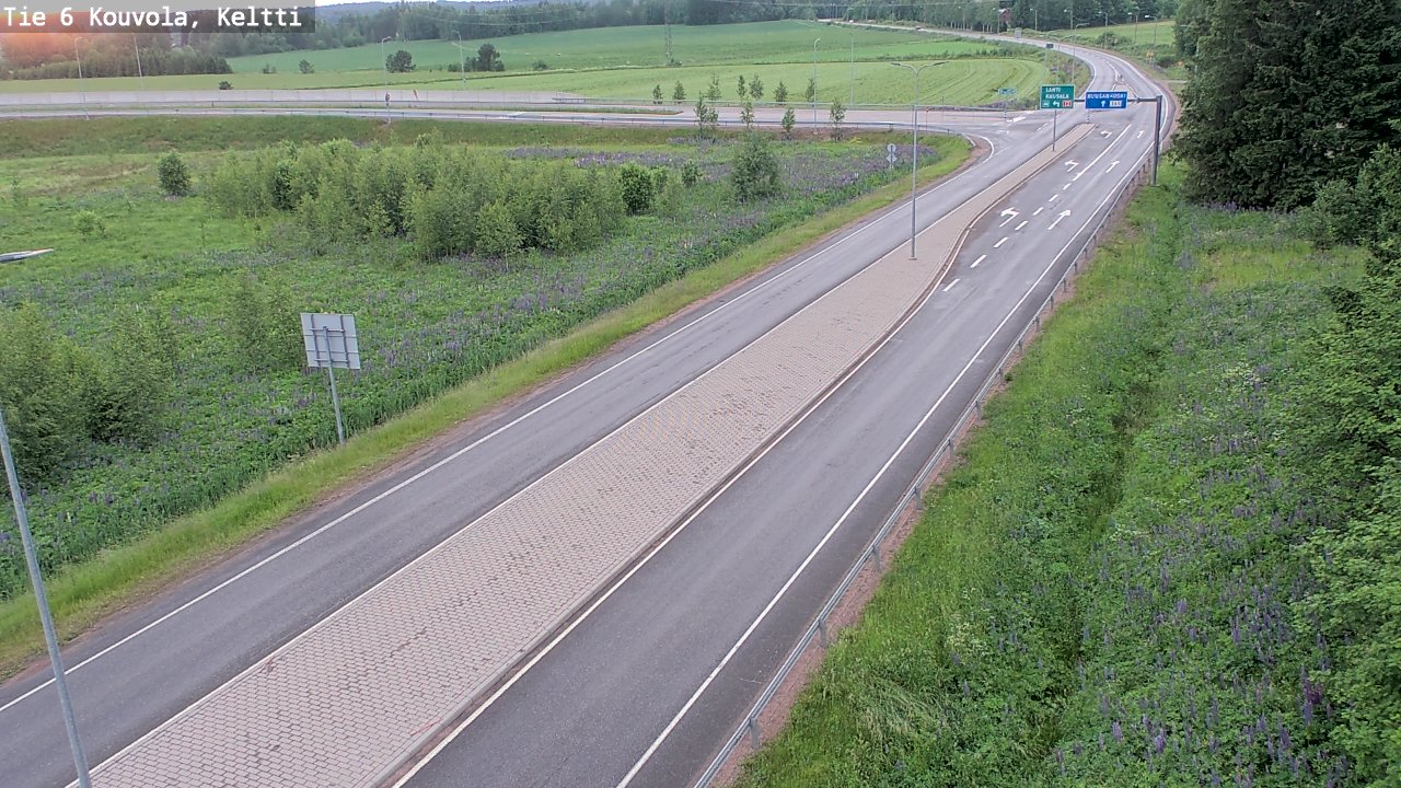 Kelikamerat Kuva Tie 6 Kouvola, Keltti, Kouvola, Kymenlaakso