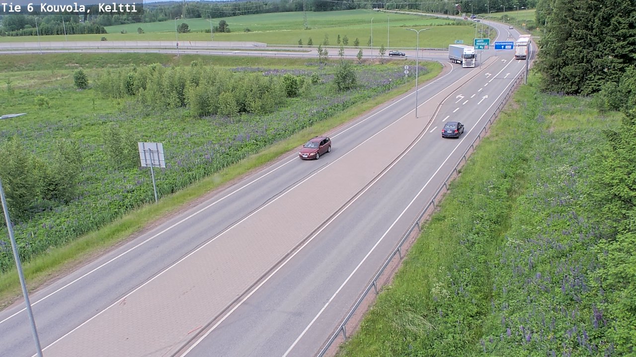 Kelikamerat Kuva Tie 6 Kouvola, Keltti, Kouvola, Kymenlaakso