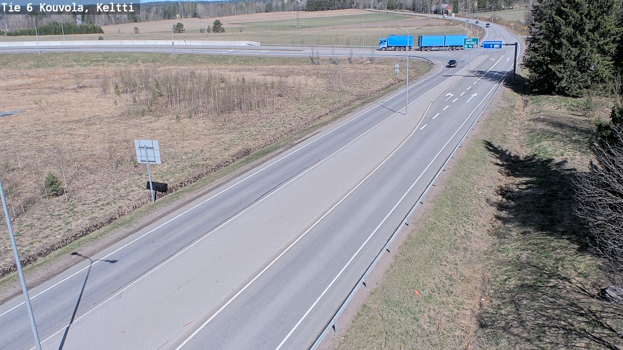 Kelikamerat Kuva Tie 6 Kouvola, Keltti, Kouvola, Kymenlaakso